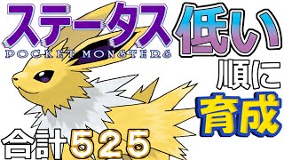 【ポケモンＳＶ全国編１０１】サンダース【ステータス低い順に育成】