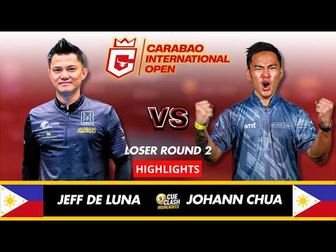 Jeff De Luna vs Johann Chua | Loser Round 2 | 2026 Carabao International Open Highlights