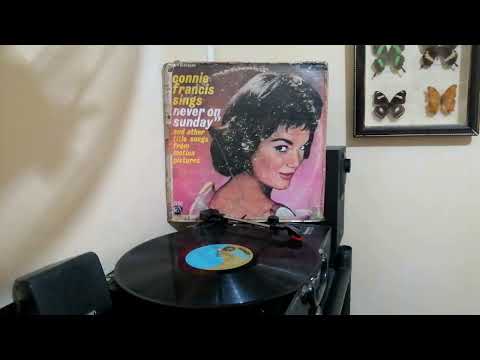 NEVER ON SUNDAY - Connie Francis | 33rpm Vinyl 1961 MGM Records