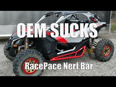 Dragonfire Racing RacePace Nerf Bars Can-Am Maverick X3 | OEM Sucks