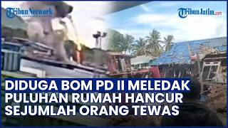 Diduga dari Bom Sisa Perang Dunia II, Ledakan Dahsyat Guncang Kompleks Pasar Ikan Biak