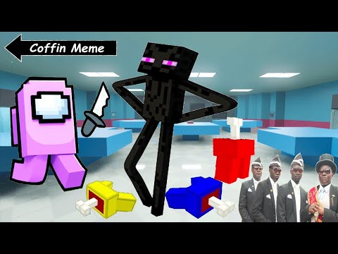 Coffin Meme "Among Us" Edition Part 3 - Minecraft