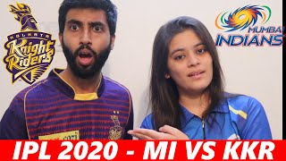 IPL 2020 - Mumbai Indians vs Kolkata Knight Riders - MI vs KKR