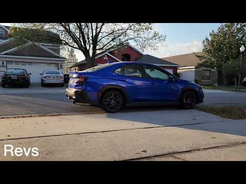 22 Wrx Vb Remark R1 Spec Single exit Catback Exhaust