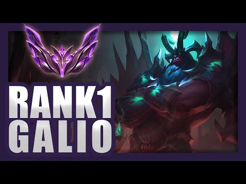 Rank 1 Galio Montage | Best of clips by Bl4decor3