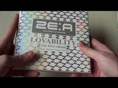[Album Unboxing] ZE:A - Vol.1 - Lovability (Deluxe Special Asian Edition)