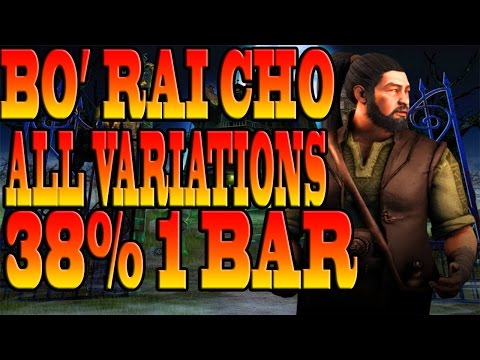 Mortal Kombat X BO RAI CHO Combos - ALL VARIATIONS COMBO TUTORIAL!