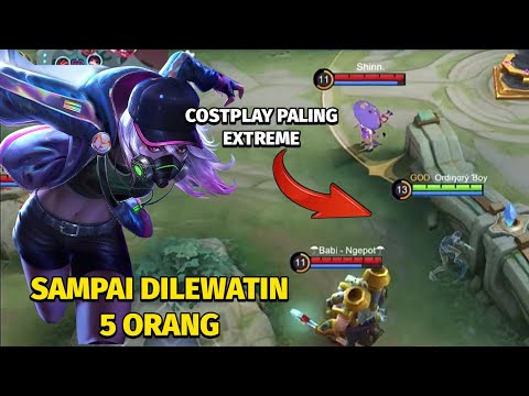 NEW TRICK CRAZY COSPLAY NATALIA | TOP GLOBAL NATALIA GAMEPLAY - MLBB