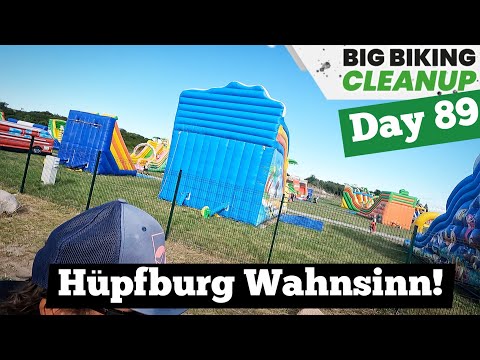 Hüpfburg Wahnsinn! - Day 89  - (Lazy , Poland) Big-Biking-Cleanup, 11.07.2022