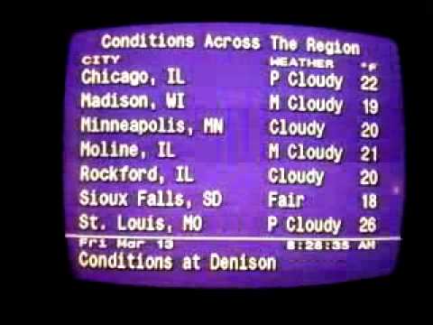 Breda, Iowa Cablevision OFFICIAL WeatherStar Jr. NOT FAKE broadcast March 13, 2009.