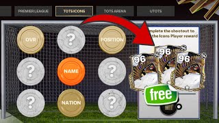 HOW TO GET 3x FREE 96+ OVR TOTS ICONS! FREE TOTS REWARDS FOR EVERYONE FC MOBILE!