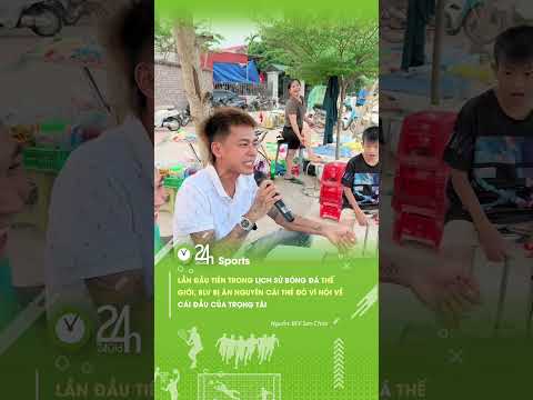 Quả BLV ăn nguyên cái lì xì luôn #24hmedia #24hsports #thethaomoingay #football #bongda
