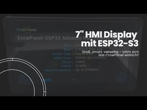 CrowPanel Advance 7“ HMI from Elecrow – large display, wide range of functions