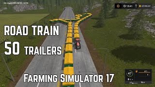 Case Magnum CVX ROAD TRAIN (50 TRAILERS) - Farming Simulator 17