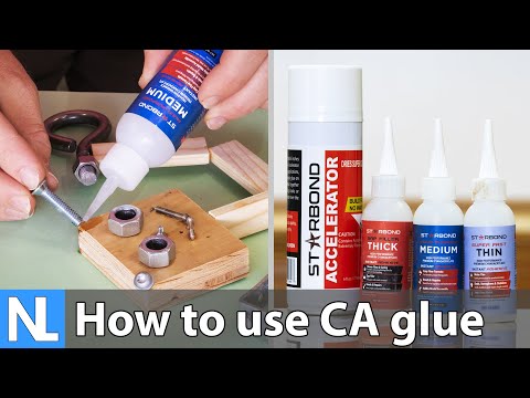 How to use CA glue // Are CA glue and Super glue different? // DIY tutorial for Cyanoacrylate glues