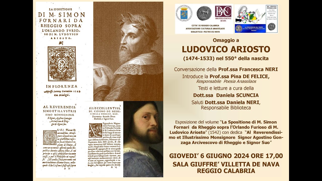 Omaggio a LUDOVICO ARIOSTO - VIDEO INTEGRALE