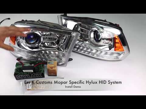 Dodge RAM Hylux Hid install Demo