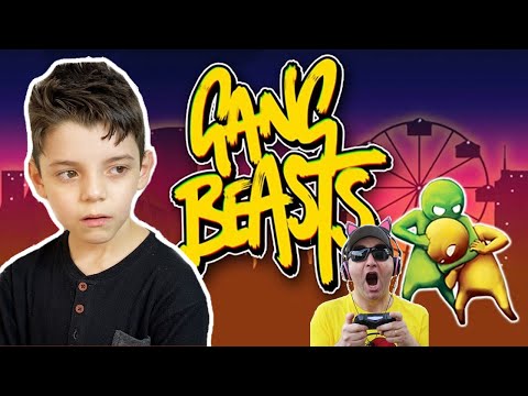 Joguei GANG BEASTS com o meu Pai no PLAYSTATION 4