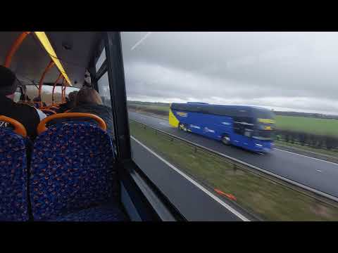 stagecoach North east 19643 operating route X34 to Newcastle