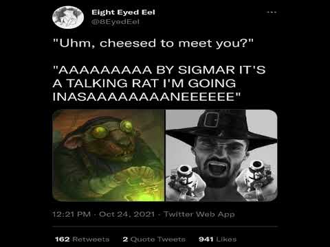 BY SIGMAR A TALKING RAT | Warhammer Vermintide meme dub