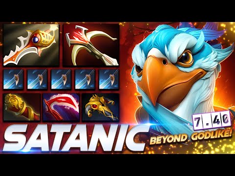 [7.40] SATANIZ KEZ - Dota 2 Pro Gameplay [Watch & Learn]