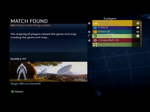 X360 Halo 3: Rumble Pit FFA - Slayer BRs [Standoff]