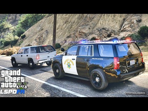 GTA 5 MOD LSPDFR 655 - CHP TAHOE !! (GTA 5 REAL LIFE PC MOD)