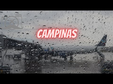 105 Decolando na chuva de Viracopos no cockpit do ATR