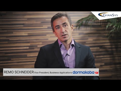 dormakaba - Customer Success Story (Remo Schneider - Vice President of Business Application)