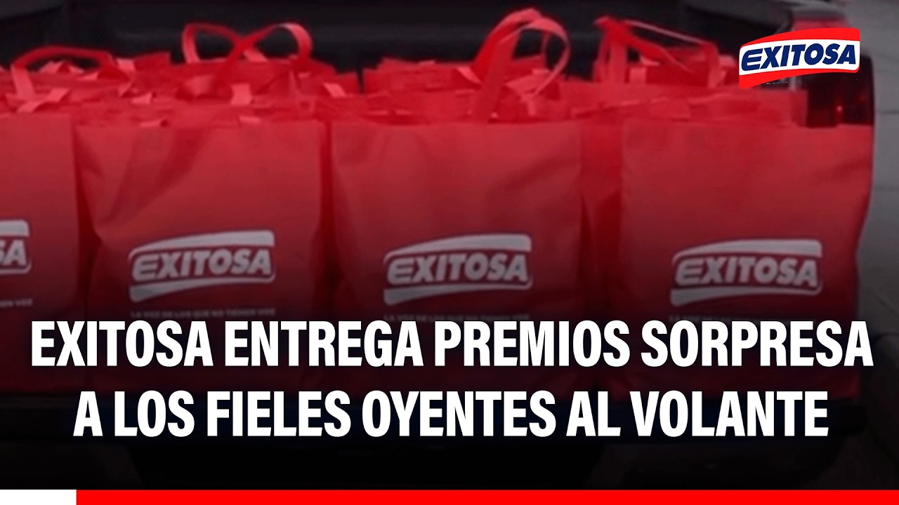 🔴🔵 Exitosa entrega premios sorpresa a los fieles oyentes al volante
