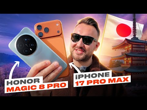 HUGE comparison: Honor Magic 8 Pro vs iPhone 17 Pro Max! 🇯🇵