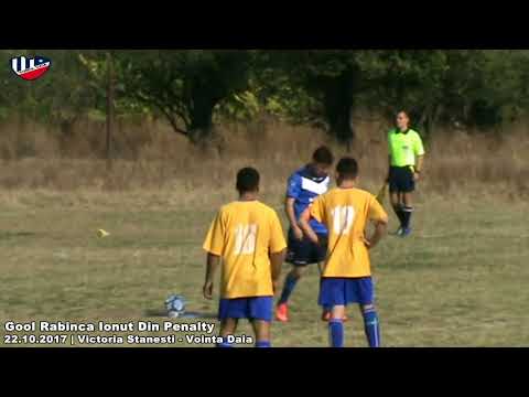 Gool Rabinca Ionut Din Penalty | 22.10.2017 | Victoria Stanesti - Vointa Daia [ Video ]