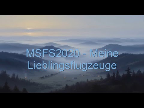 MSFS2020 - Meine Lieblingsflugzeuge