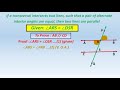 Non congruent alternate interior angles example