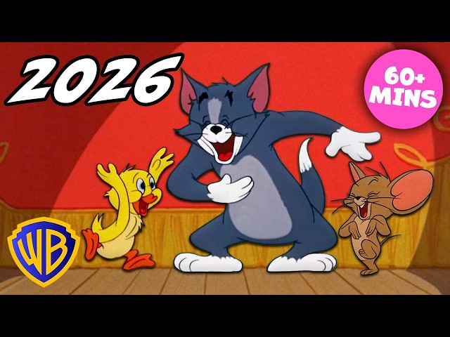 Laugh Your Way Into the New Year! 🥳 | Tom & Jerry MEGA COMPILATION | #KidsCartoons @wbkids​
