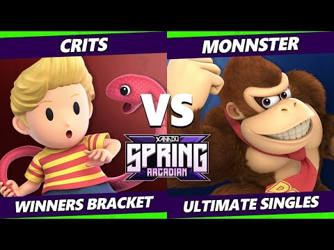 Spring Arcadian 2022 - Crits (Lucas) Vs. MONNSTER (Donkey Kong) Smash Ultimate - SSBU