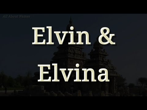 How to Pronounce Elvin and Elvina Differently - Pronunciation and Meaning