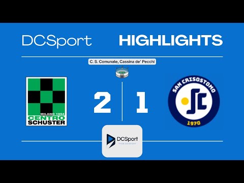 CENTRO SCHUSTER - SAN CRISOSTOMO 2-1 | 2 Giornata | Prima Categoria | Girone L | Milano 