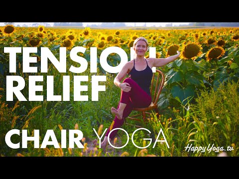 5 Min Chair Yoga for Tension Relief