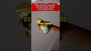 O HORÁRIO CERTO PARA TOMAR CADA SUPLEMENTO #saude #saudavel #suplementosalimentares  #suplementos