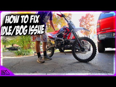 Does Your Dirt/Pit Bike Not Idle or Bogs A lot?