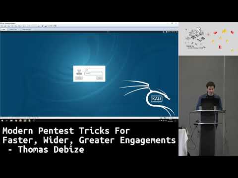 Hack.lu 2018: Modern Pentest Tricks For Faster, Wider, Greater Engagements - Thomas Debize