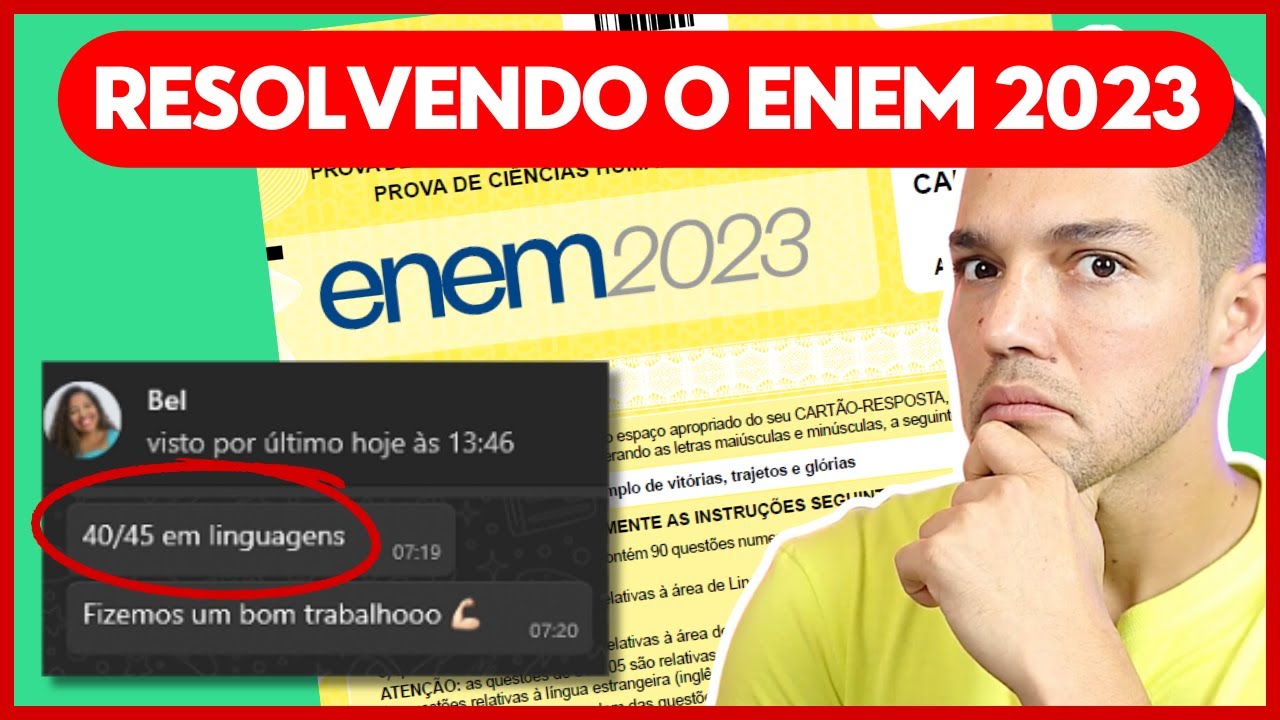Resolvendo o Enem 2023 - Prova de Linguagens | PROFINHO