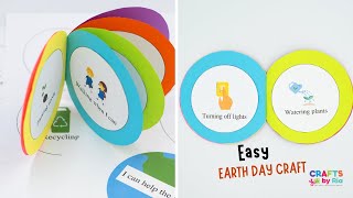 I can help the Earth by printable- Cut and Paste minibook craft for Earth Day- Easy kids craft