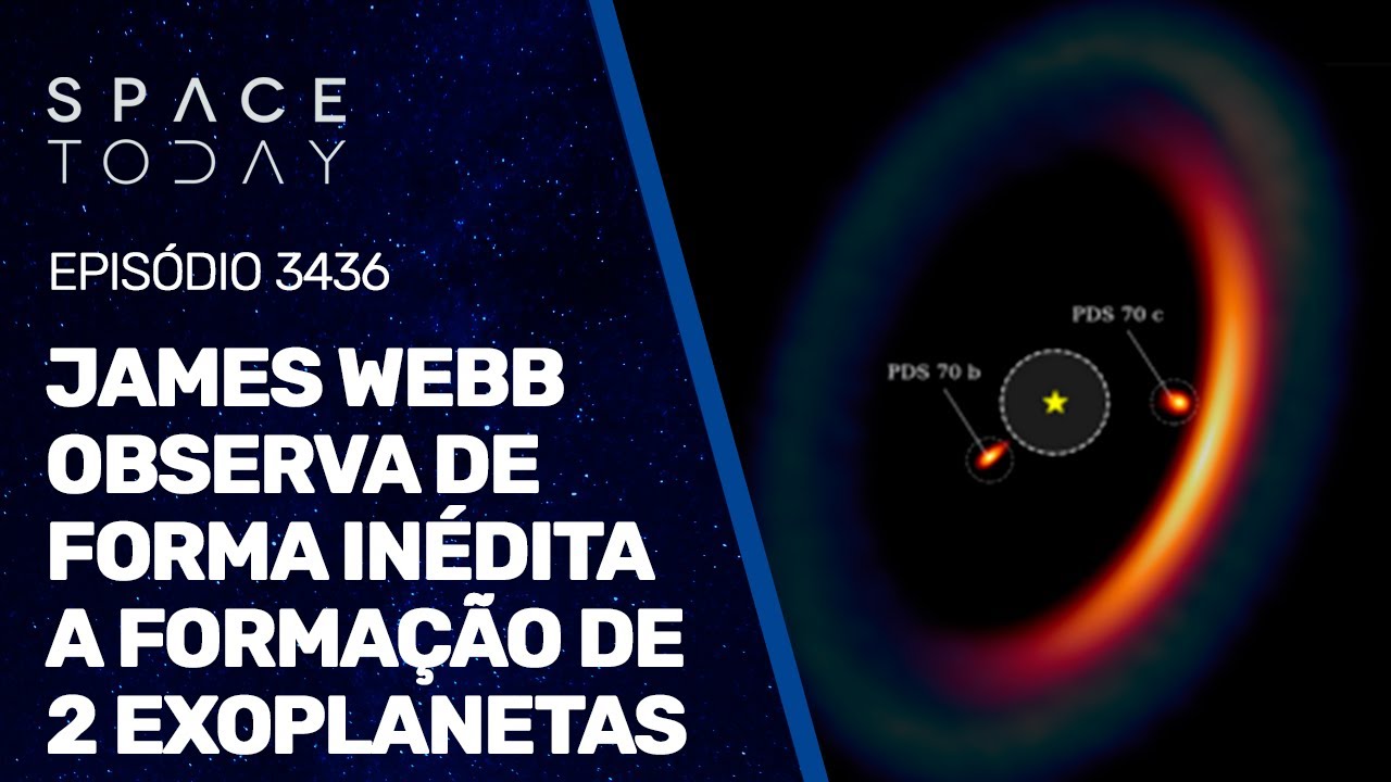 JAMES WEBB OBSERVA DE FORMA INÉDITA A FORMAÇÃO DE 2 EXOPLANETAS