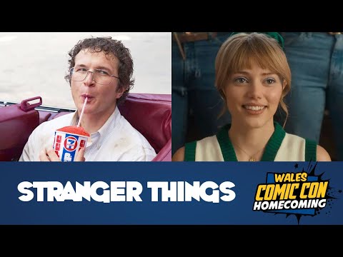 Stranger Things Panel - Grace Van Dien (Chrissy) and Alec Utgoff (Alexei) - Wales Comic Con