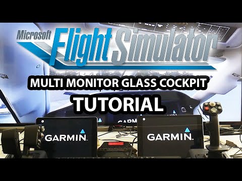 Glass cockpit on 2 iPads in Flight Simulator 2020 tutorial