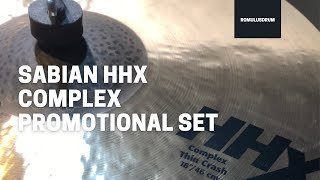 Video thumbnail for Sabian HHX Complex Promotional Set (test) RomulusDrum by RomulusDrum