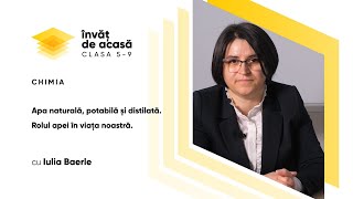 Apa naturală, potabilă si distilată. Rolul apei in viața noastră.