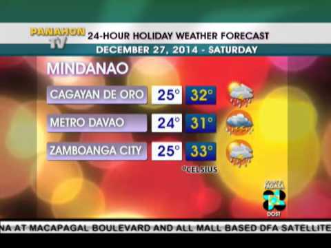 Panahon.TV | December 27, 2014, 5:00AM (Part 5)
